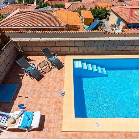 Incredible Villa Fuente, Ocean View, Heated Pool! Costa Adeje (Tenerife) Exterior photo